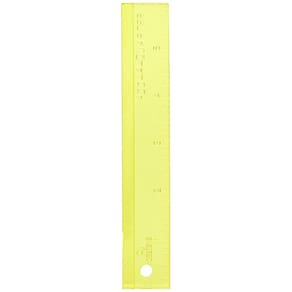 Régua CM DESIGNS Colonial 6CMD Add-A-Quarter 15cm amarela