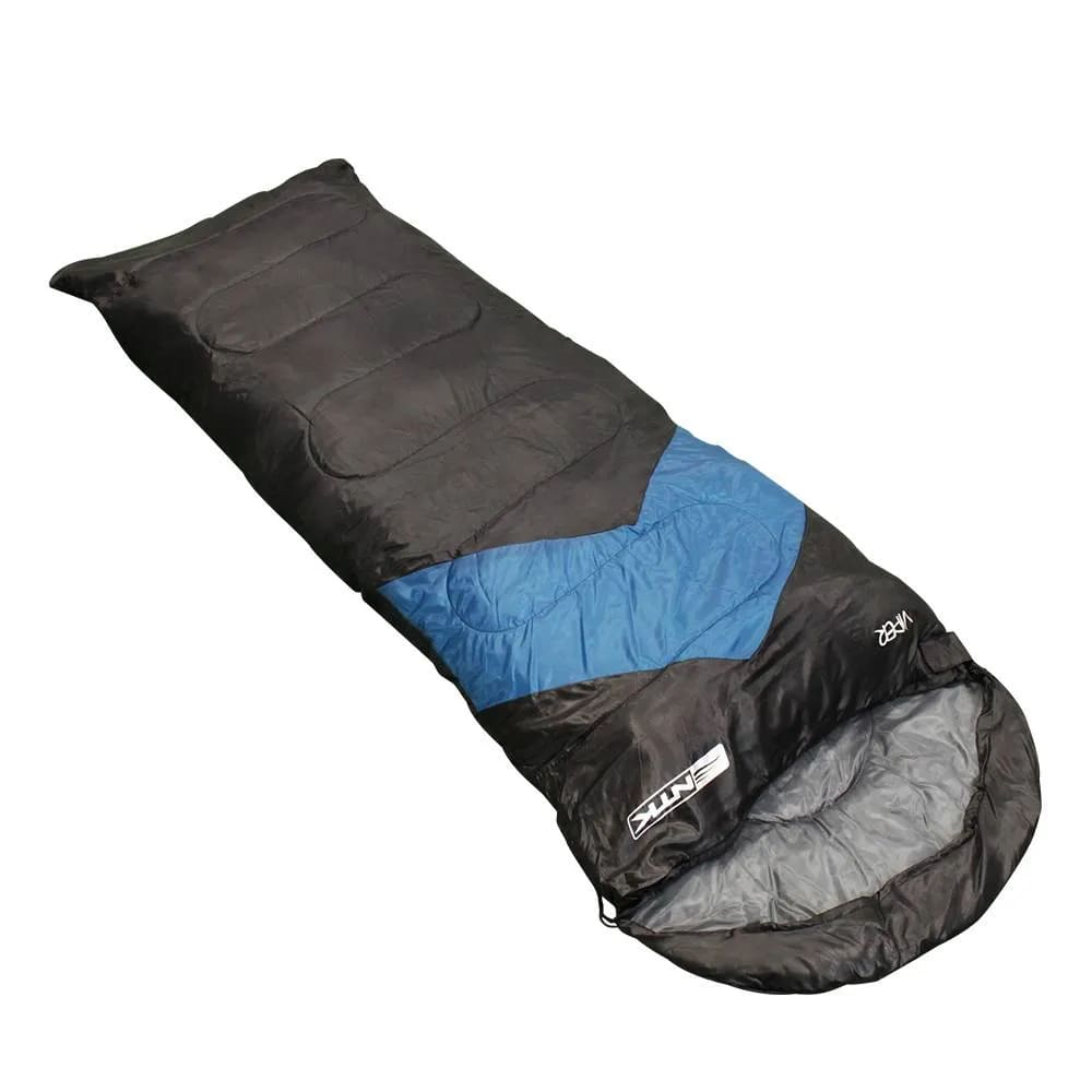 Saco de Dormir Solteiro Viper Térmico Azul e Preto Nautika NTK