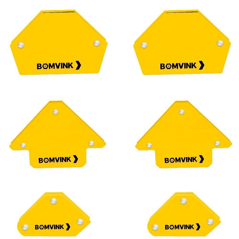 Esquadro Magnético Solda Capacidade 4 E 11Kg 6Pçs Bomvink