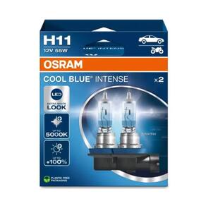 Par Lâmpada Osram Cool Blue Intense H11 5000k 55w 12v