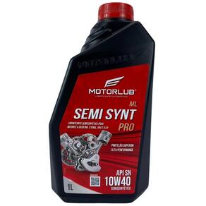 Oleo Motor Motorlub 10W40 Sn Semi Sintético 1L