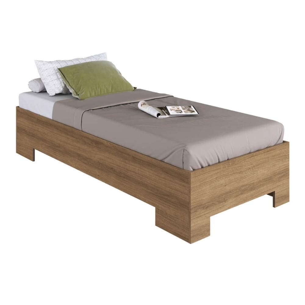 Cama Solteiro Box com Estrado CX1080 190x80cm - Art In Móveis
