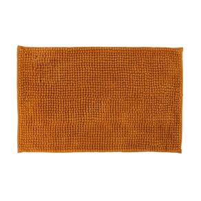 Tapete Para Banheiro Bolinha Antiderrapante Laranja 58x38cm