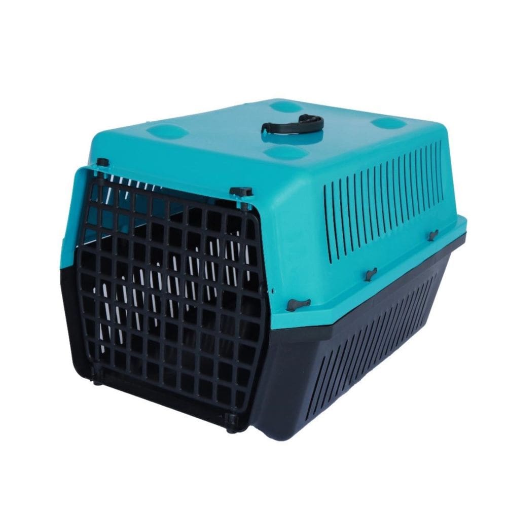 Caixa Transporte Animais N3 Cachorro Gato Azul Alvorada