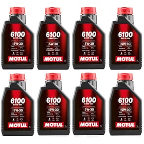 KIT 8L Óleo Motor Carro Motul 6100 Save-lite 5w30 Semi-sintético API SP
