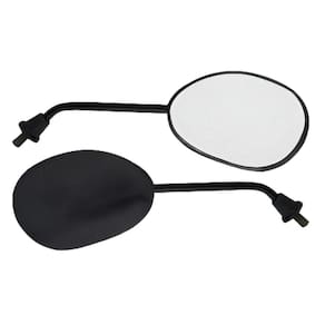 PAR DE RETROVISOR PRETO MOTO HONDA BIZ 125 2009 BROS 150 2009 POP 100 MODELO awa