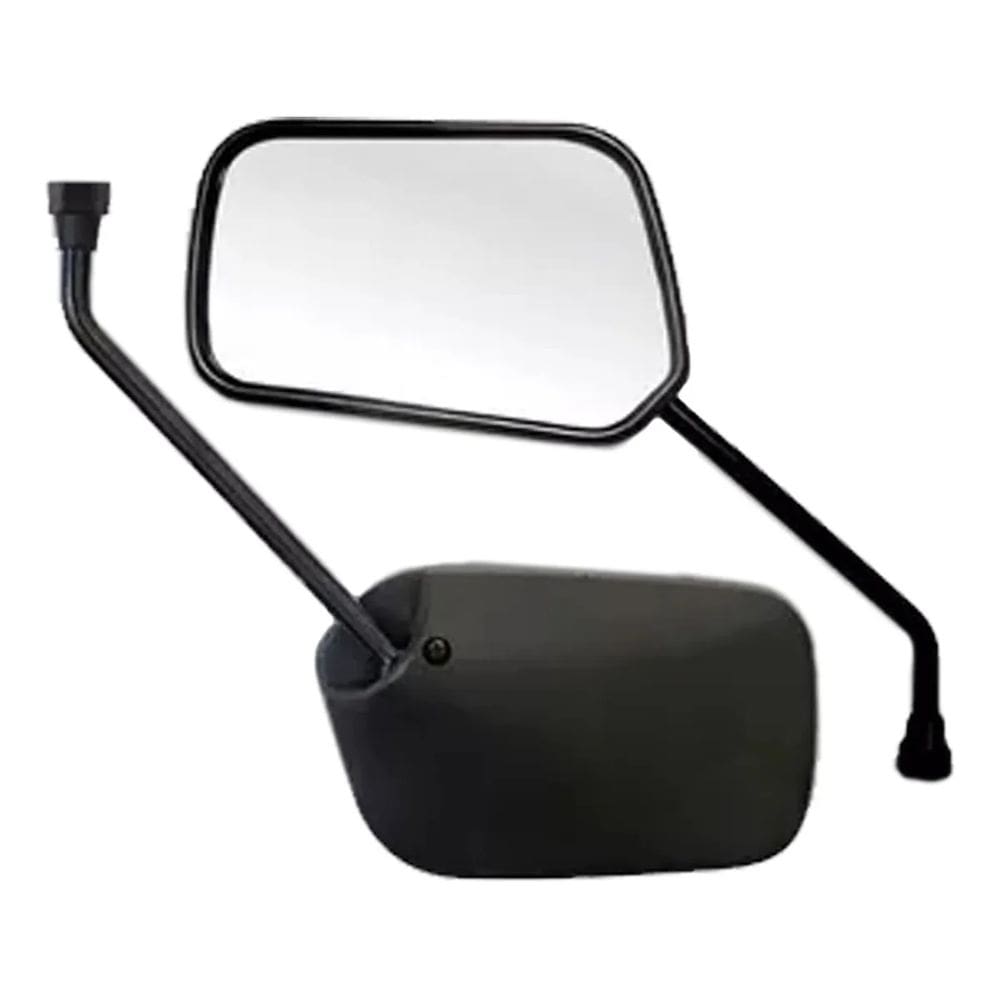 Par De Retrovisor Espelho Preto Moto Titan Fan 125 150 Modelo Awa