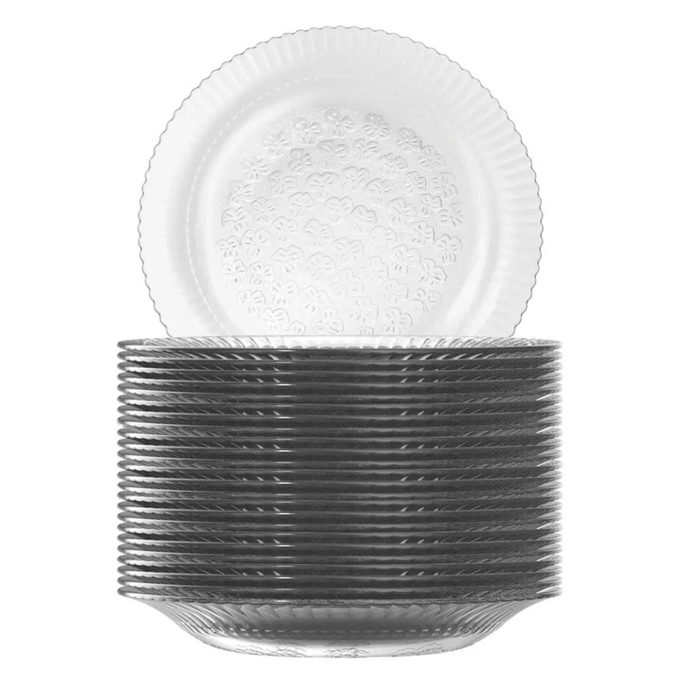 Prato Fundo de Vidro Duralex Primavera 22,4cm 24 Unidades - Nadir 5831