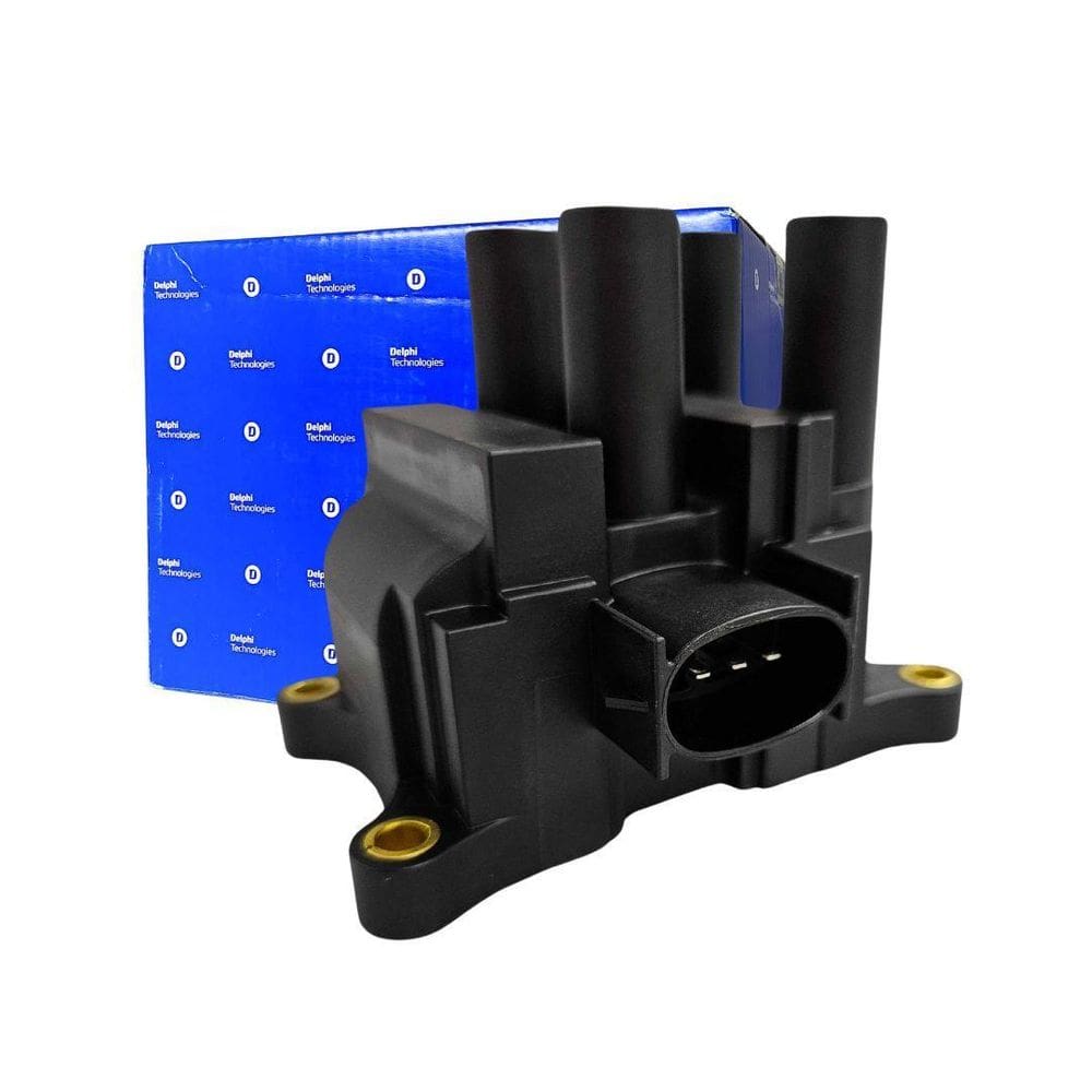 Bobina Ignição Para Ford Fiesta 1.0 2000 A 2014 4 Pinos