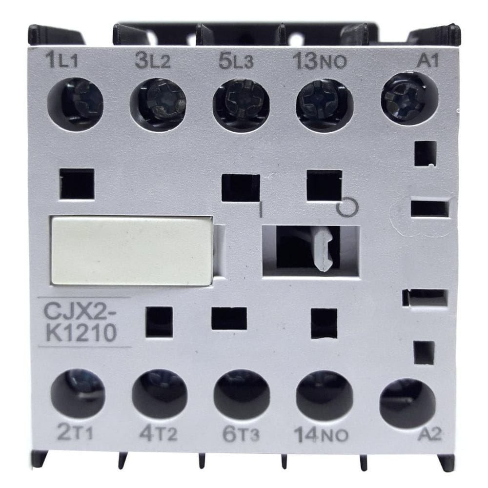Mini Contator Tripolar Cjx2-K 1210 1Na 220V 12A