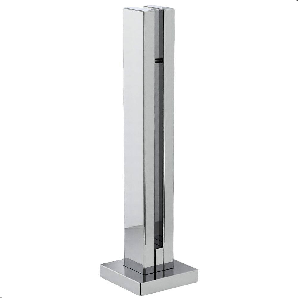 Torre Guarda Corpo Pinça 1 Furo Para Vidro 30cm Inox FS