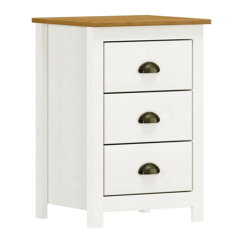 Mesa de Cabeceira Topázio 3 Gavetas - Finestra Móveis