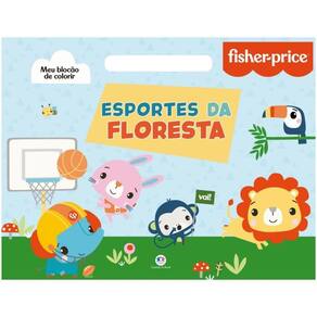 Livro Infantil Colorir Meu Blocão Fisher-Price 48pgs