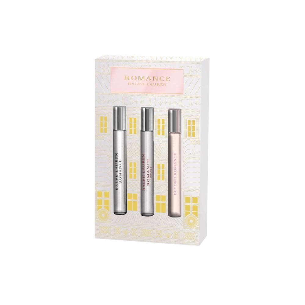 Conjunto de perfumes Ralph Lauren Romance Discovery, tamanho de viagem de 3 peças