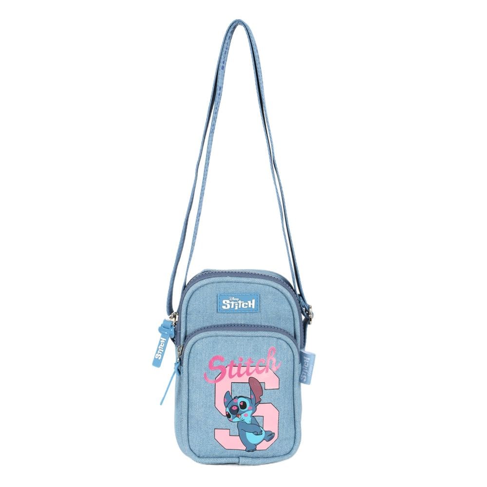 Bolsa Shoulder Bag Transversal Stitch Jeans Modena Casual