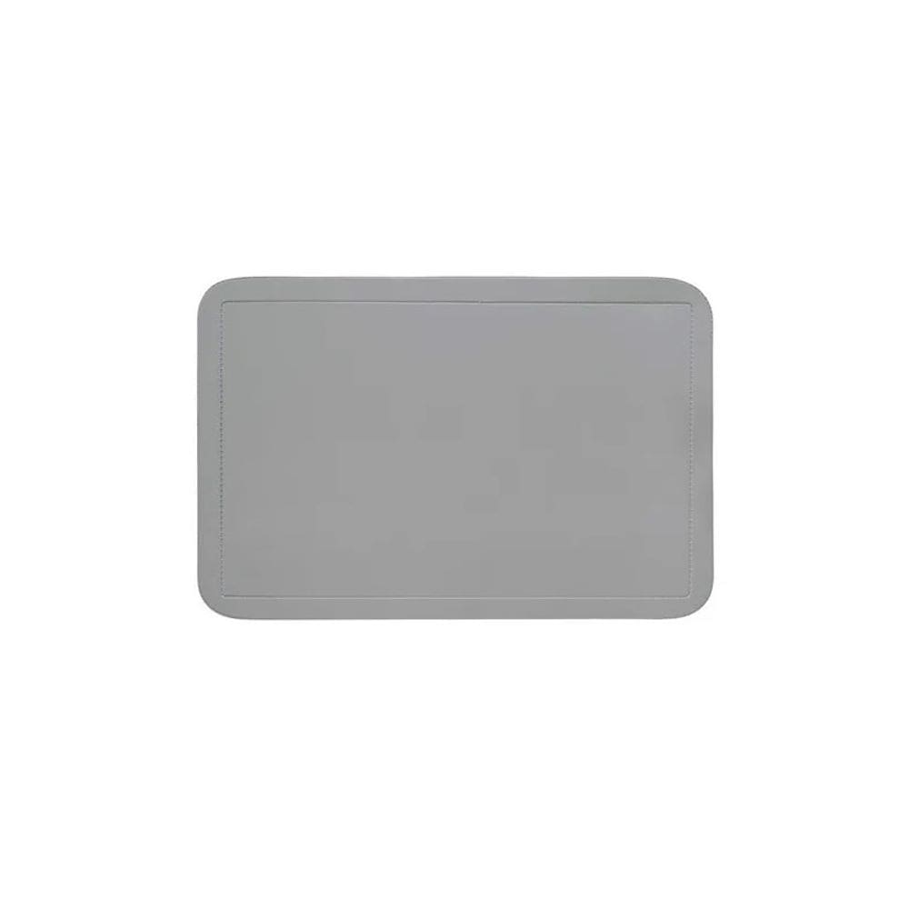 Jogo Lugar Americano Suplat Color Avulso Cinza 44cm PVC Liso