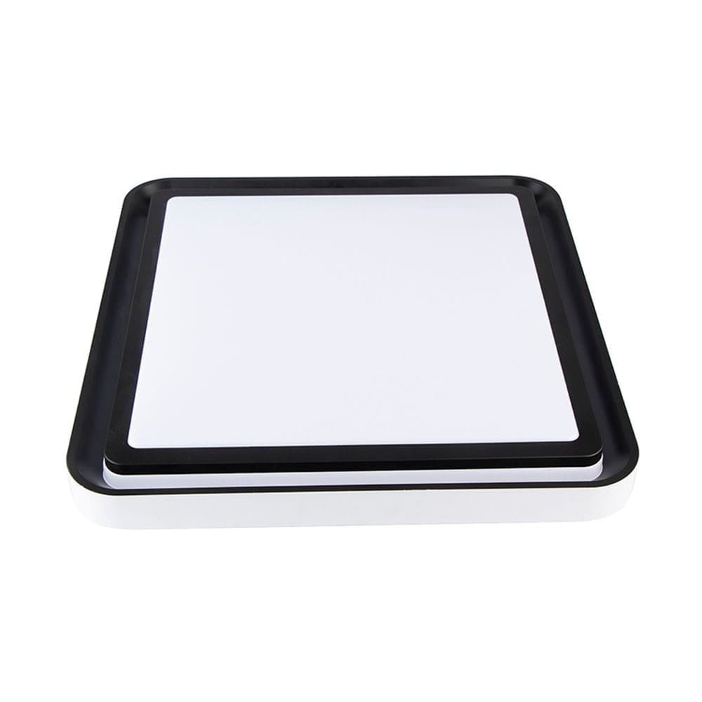Plafon Nordecor Zony Quadrado 2672 Led Bivolt Preto