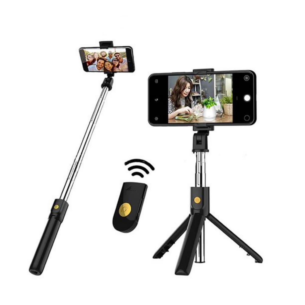 Pau de Selfie K07 Stick Integrado Bluetooph 4.0 Wireless Min
