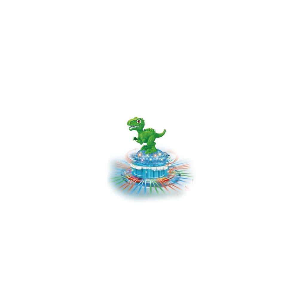 Brinca Brilha Dino Gira - Dinossauro Com Luz (1 Unidade) [F130]