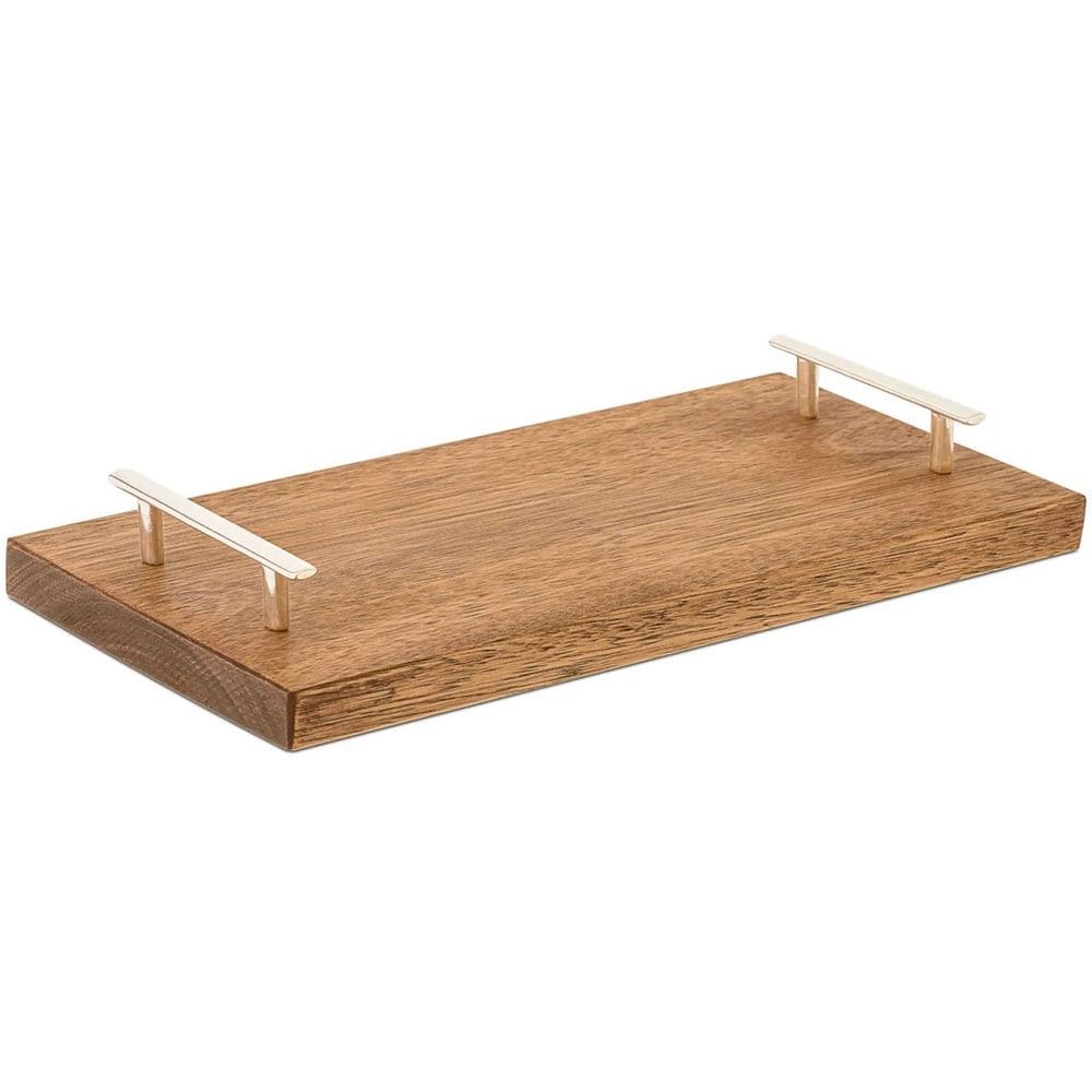 Bandeja Madeira Decorativa com Alça 30x14,5x2cm