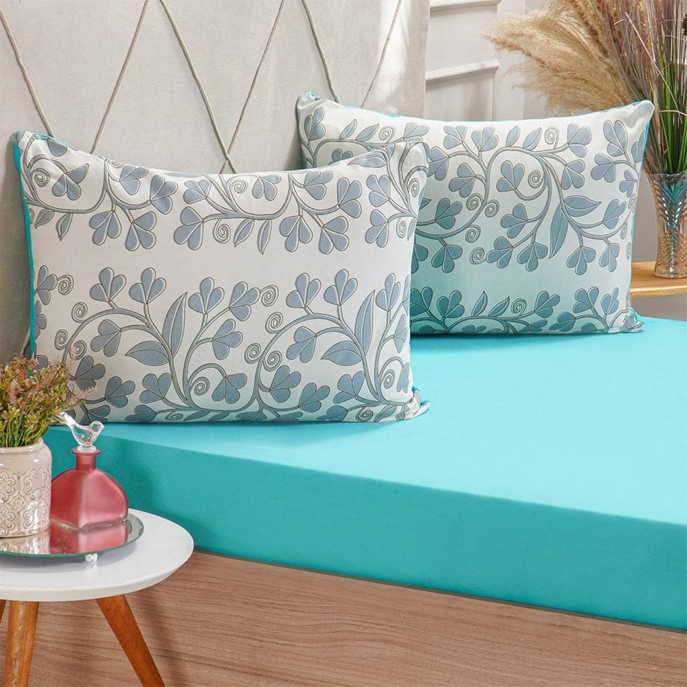 Jogo de Cama Solteiro Dreams Malha 100% Algodão 88x188x25cm