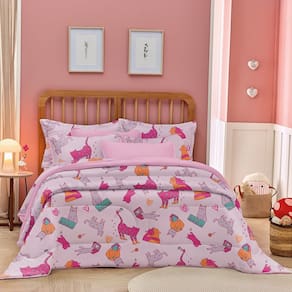 Jogo de Cama Casal Atlantix 4 Pçs 138x188x30 100% Algodão