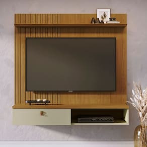 Painel Frisado para TV até 55 Polegadas 1 Porta Iris Madetec