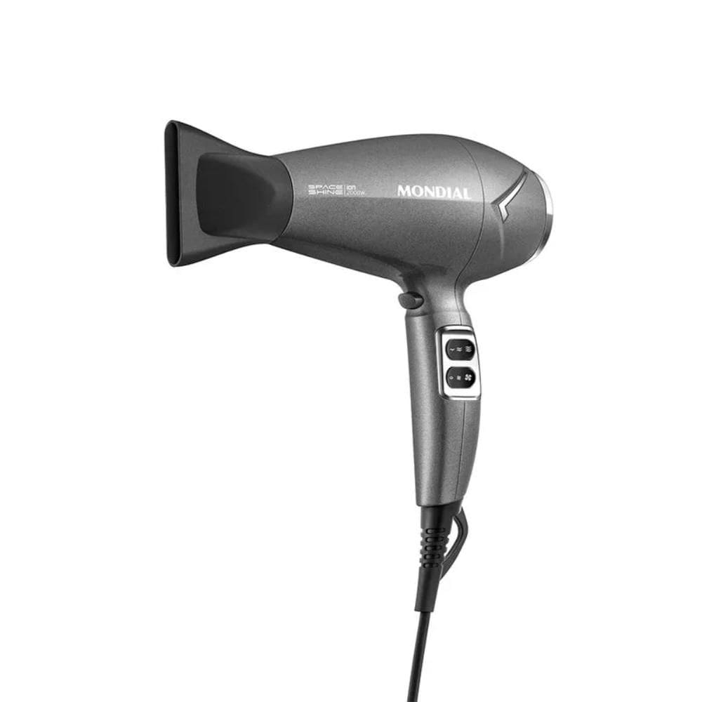 Secador de Cabelo Mondial Space Shine Grafite 2000W 220V - SC-20