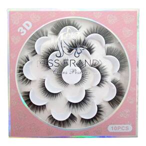 Kit Miss Frandy - Cílios Postiços com 10 Pares