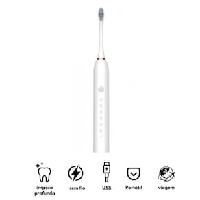 Escova Recarregável Dental Elétrica Para Crianças