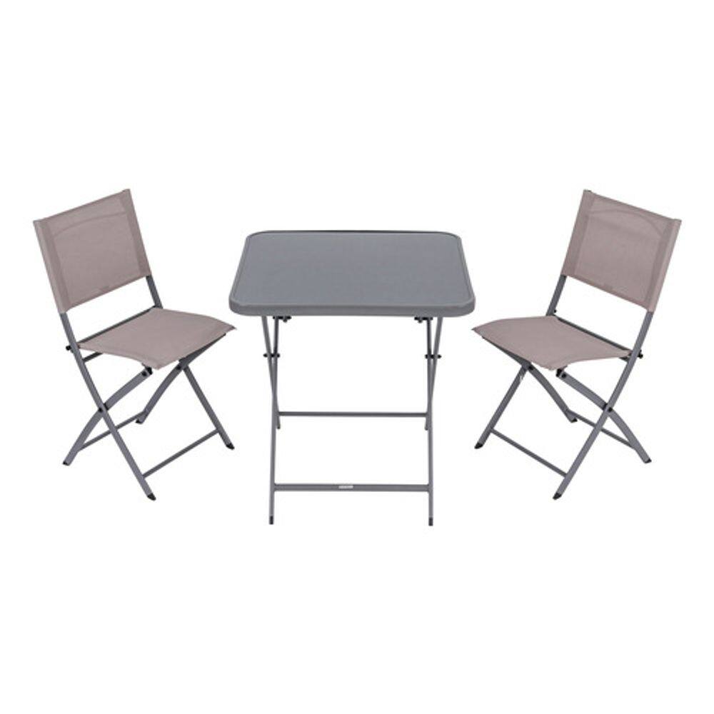 Conjunto Jardim Varanda Aco Cinza Square 2 Pessoas - Madrid