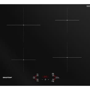 Cooktop 4 Bocas Inducao 220v Powerbooster 59x51cm - Brastemp