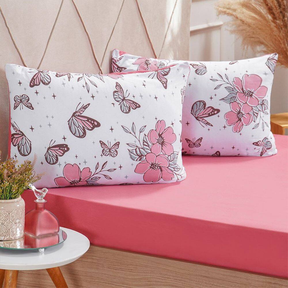 Jogo de Cama King Dreams Malha 100% Algodão 193x203x35cm