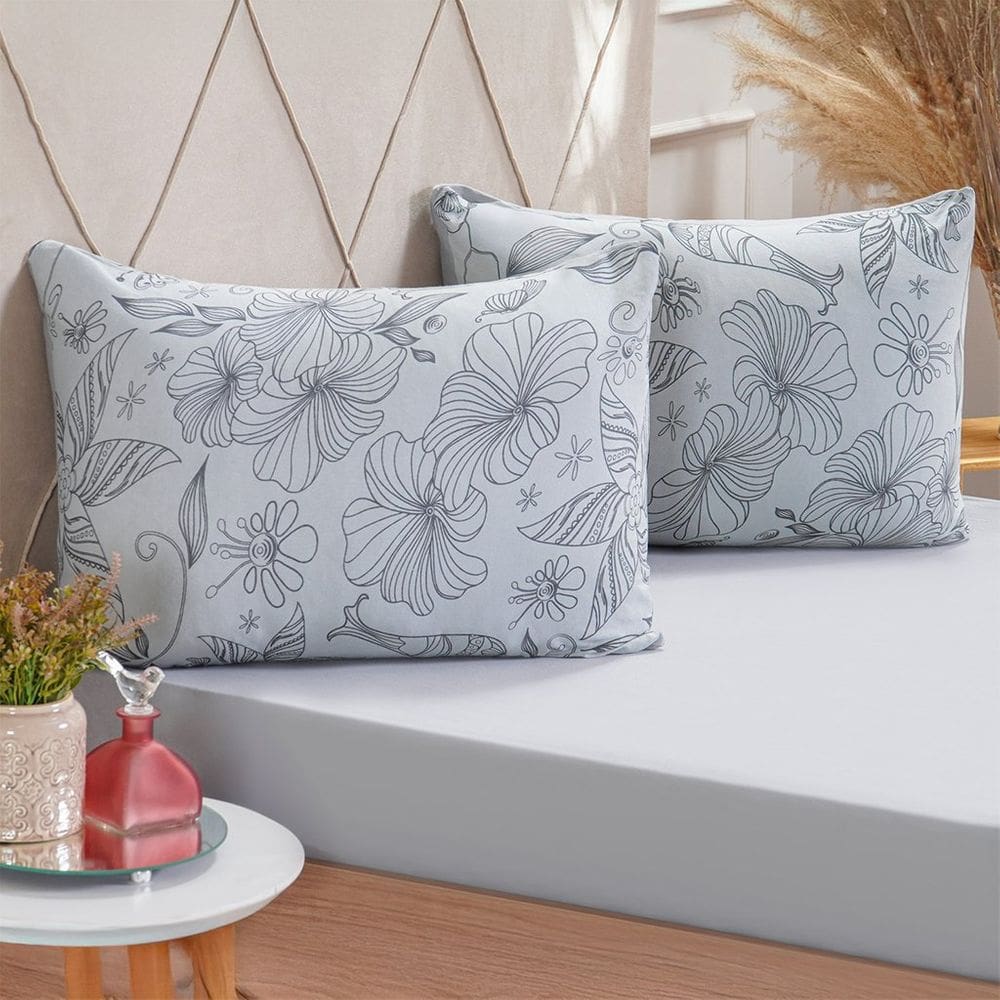 Jogo de Cama King Dreams Malha 100% Algodão 193x203x35cm