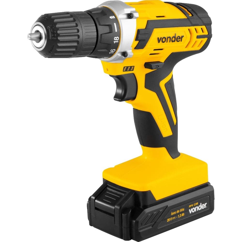 Parafusadeira/furadeira a bateria 20V PFV238 VONDER