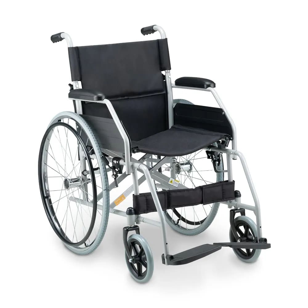 Cadeira de Rodas Dellamed D100 Dobrável Resistente em Aço