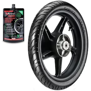 PNEU TRASEIRO 100/90-18 ST600 TL (USO SEM CAMARA) 56P VIPAL STREET + REPARO TAPA FURO X-TIRE Titan 160 Cbx 200
