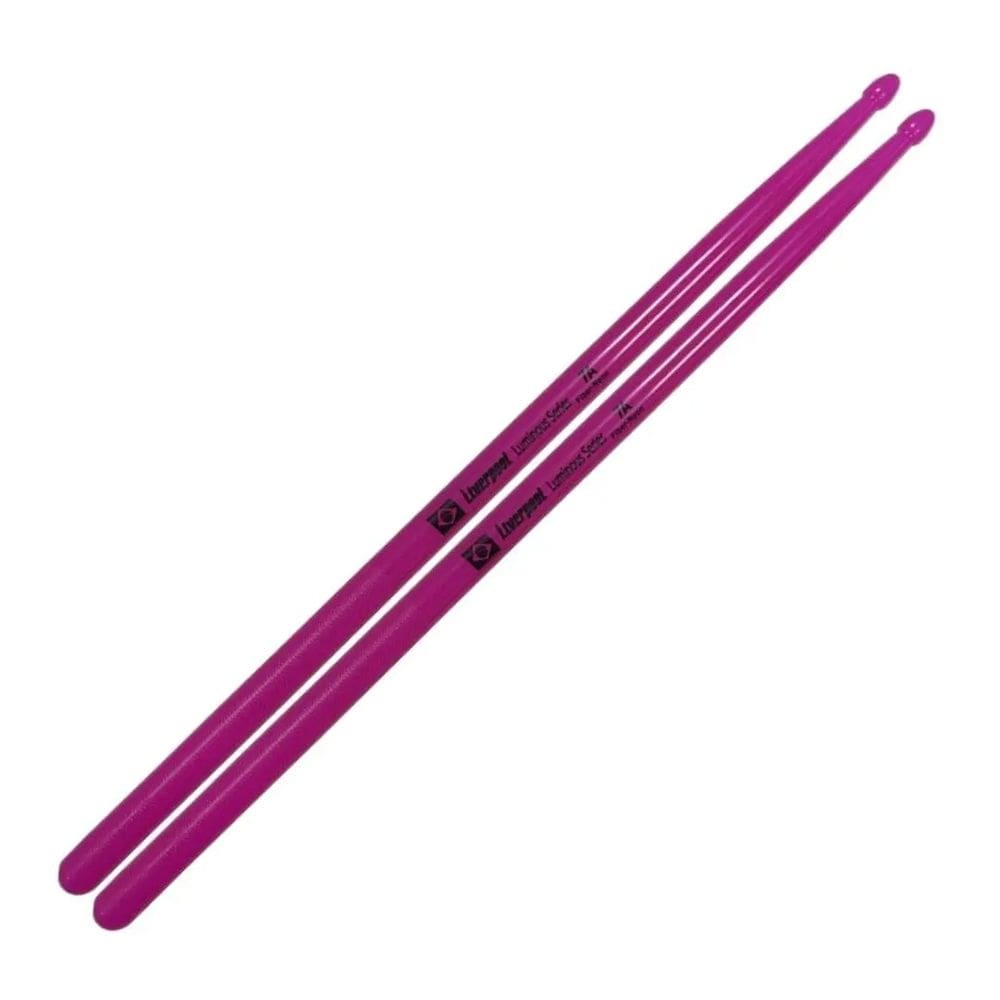 Baqueta Para Bateria Luminous Fiber Neon Roxo 7a Liverpool