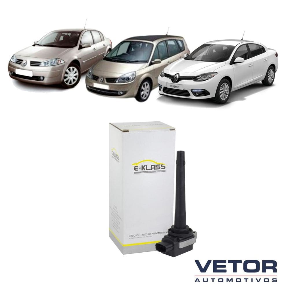Ebi9028A - Bobina Ignicao - Fluence 2.0 16V 11 / 16 Megane 98 / 05 - Vetor Automotive