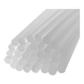 Refil Cola Quente Bastão Grosso 11mm Pacote 01kg Transparente 35un