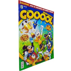 Quadrinhos HQ Gibi Graphic Novel Formato 20x26 cm Lombada com Grampos Gooool Edição Especial