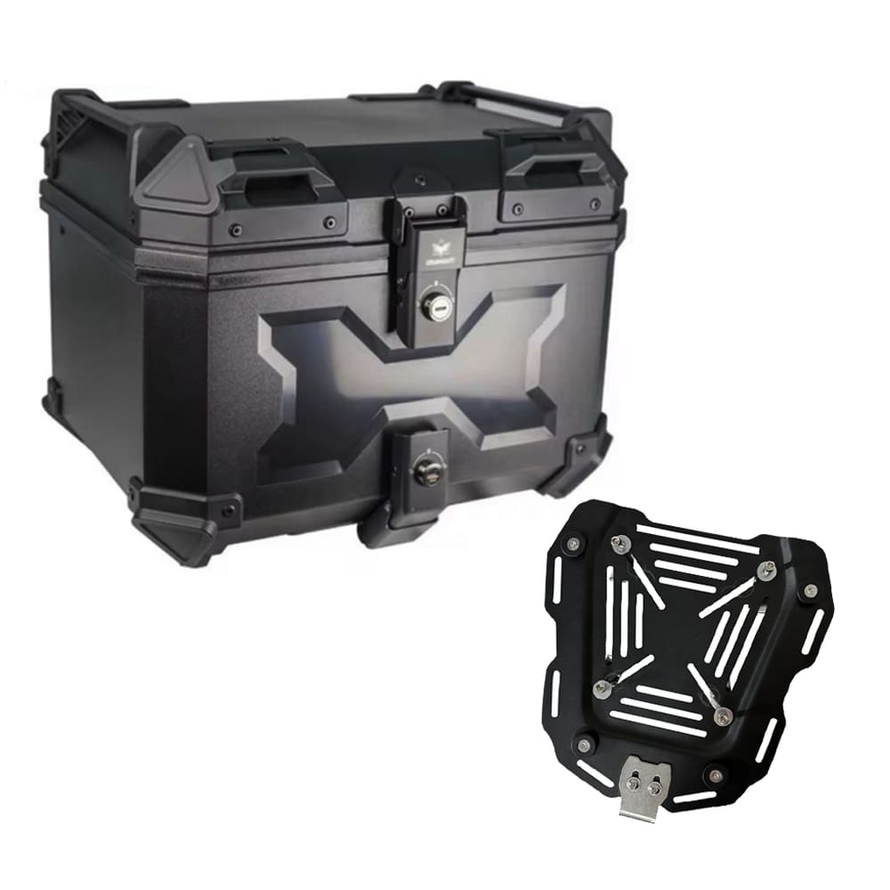 Baú Bauleto Everest-X 45 Litros Forrado Com Base Universal