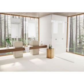 Porcelanato Natural Spezia Bianco 80x80cm Caixa 1,91m² Retificado