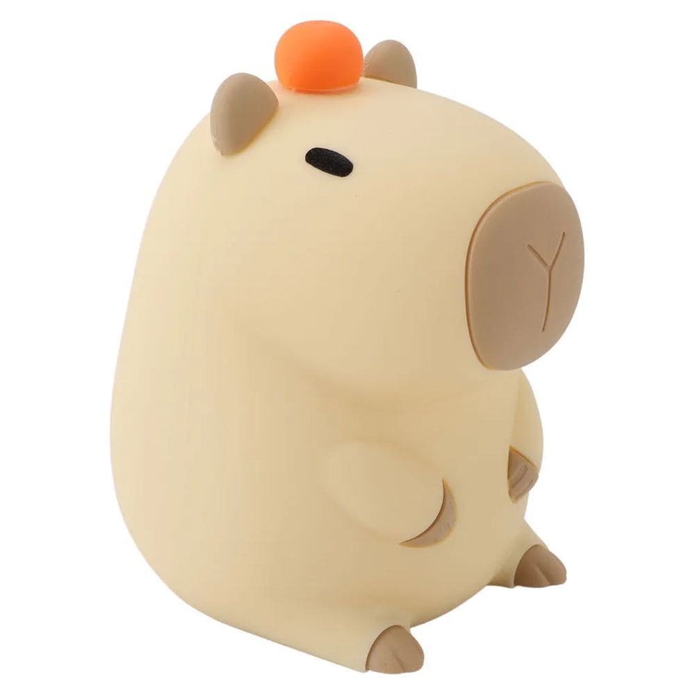 Luminaria Abajur Mesa Capivara Fofa Usb Touch Regarregavel Muda de Cor Iluminaçao Decoraçao Quarto Casa