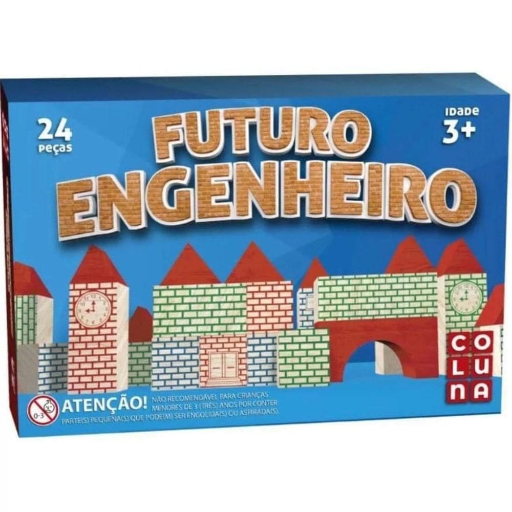 Blocos Futuro Engenheiro 24 Peças - Coluna