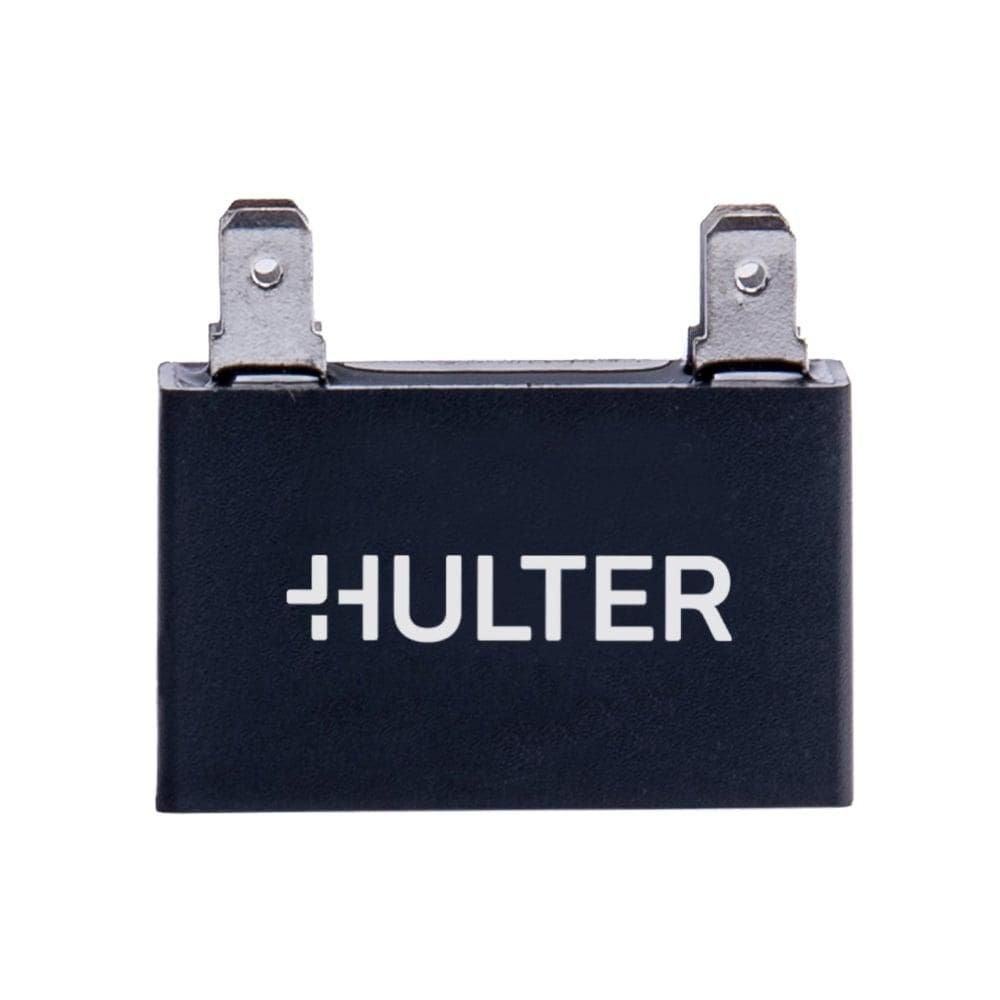 Capacitor Quadrado 8 MFD Terminal Corpo Plástico Hulter - 450V