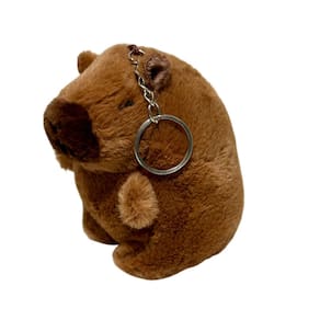 Capivara De Pelucia Chaveiro Fofo Bolsas Mochilas Estojo - 11cm