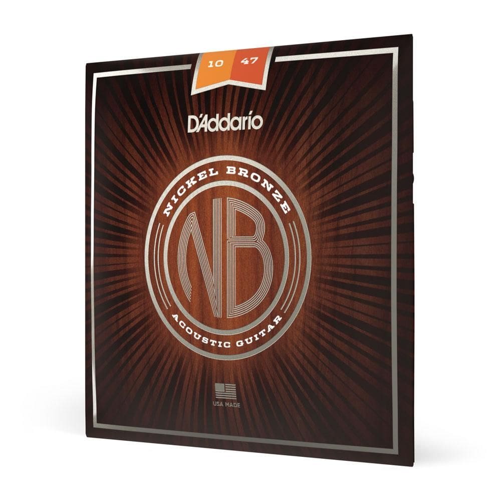 Encordoamento Violão Aço 10-47 D Addario Nickel Bronz NB1047 [F035]