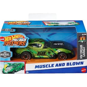 Hot Wheels Carro Pullback Muscle and Blown - Mattel
