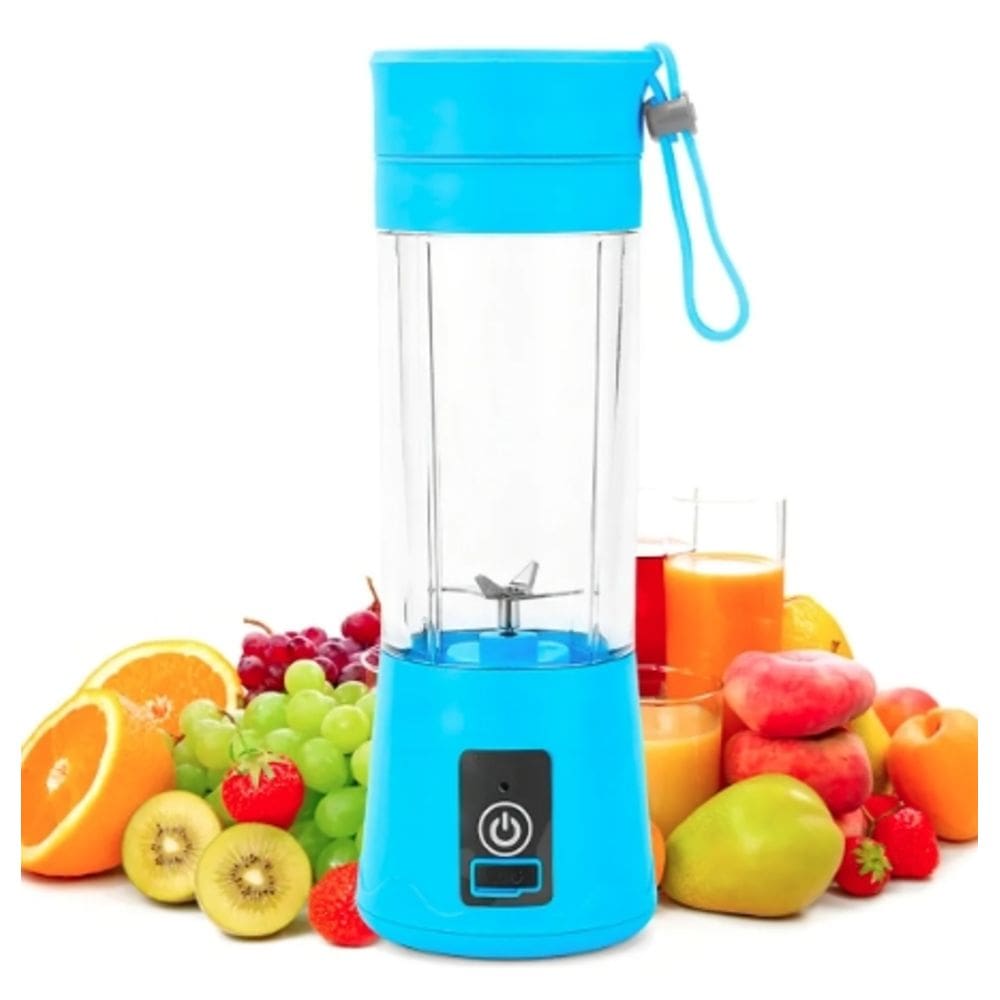 Mini Liquidificador Colors Portátil Recarregável  azul